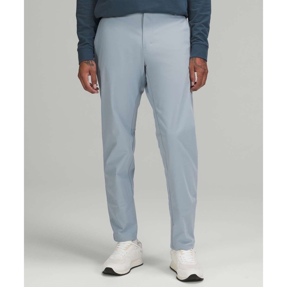 Lululemon Men's 33x33 Commission Slim Fit Pants ABC‎ Stretch Slate Blue Chino